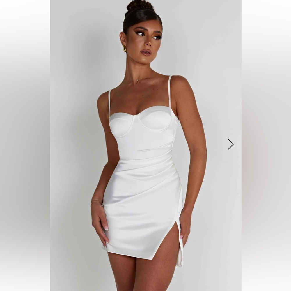 BABYBOO MABEL MINI DRESS IVORY